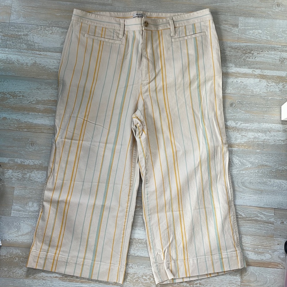 Womens Madewell crop pants size 35P